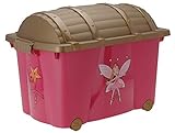 Aufbewahrungsbox für Mädvhen mit 57 Liter Volumen - Prinessin Box - Spielzeugtruhe Fee Spielzeugbox Kinderzimmer Aufbewahrungsbox