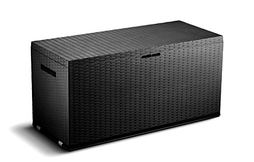 Auflagenbox, schwarz, 380L, 120cm